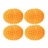 for Clothes 4 Pack Orange Reusable Laundry Aid Compatible with Standard Dryers Softens Fabric Reduces Drying Time Static and Wrinkles