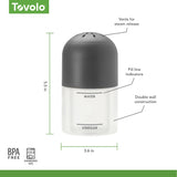 Tovolo Microwave Steam Cleaner for Inside Microwave Oven Easy to Use Fill Lines for Water Vinegar Helps Clean and Deodorize, Microwaveable Silicone
