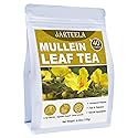 Jarteela - Mullein Leaf Tea Bags - 3g/Bag X 40 - Premium Compressed Dried Mullein Herbs For Easily Extracting & Great Flavor - Non-GMO - Caffeine-free