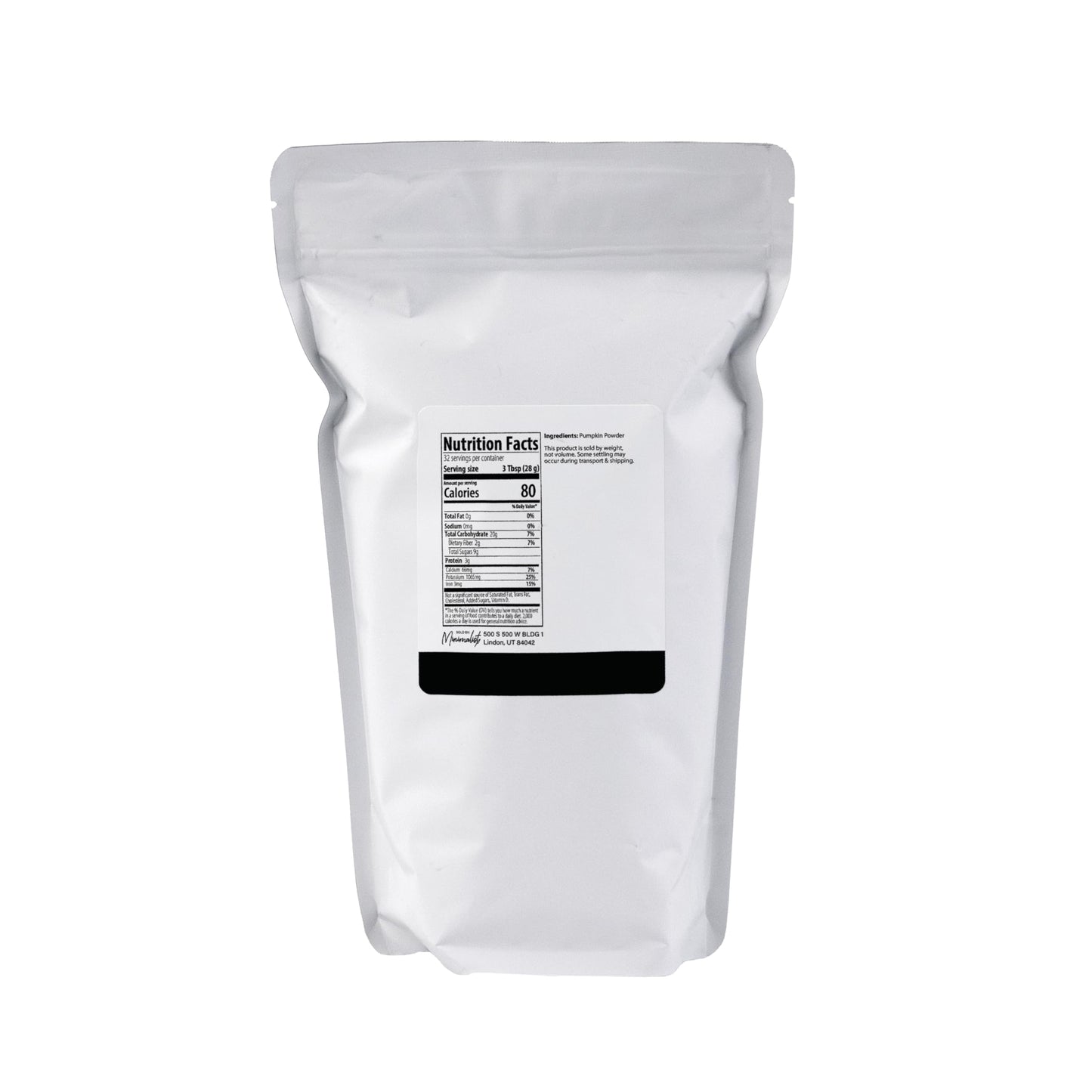 Minimalist Pumpkin Powder, Perfect for baking and smoothies (2 Pound)