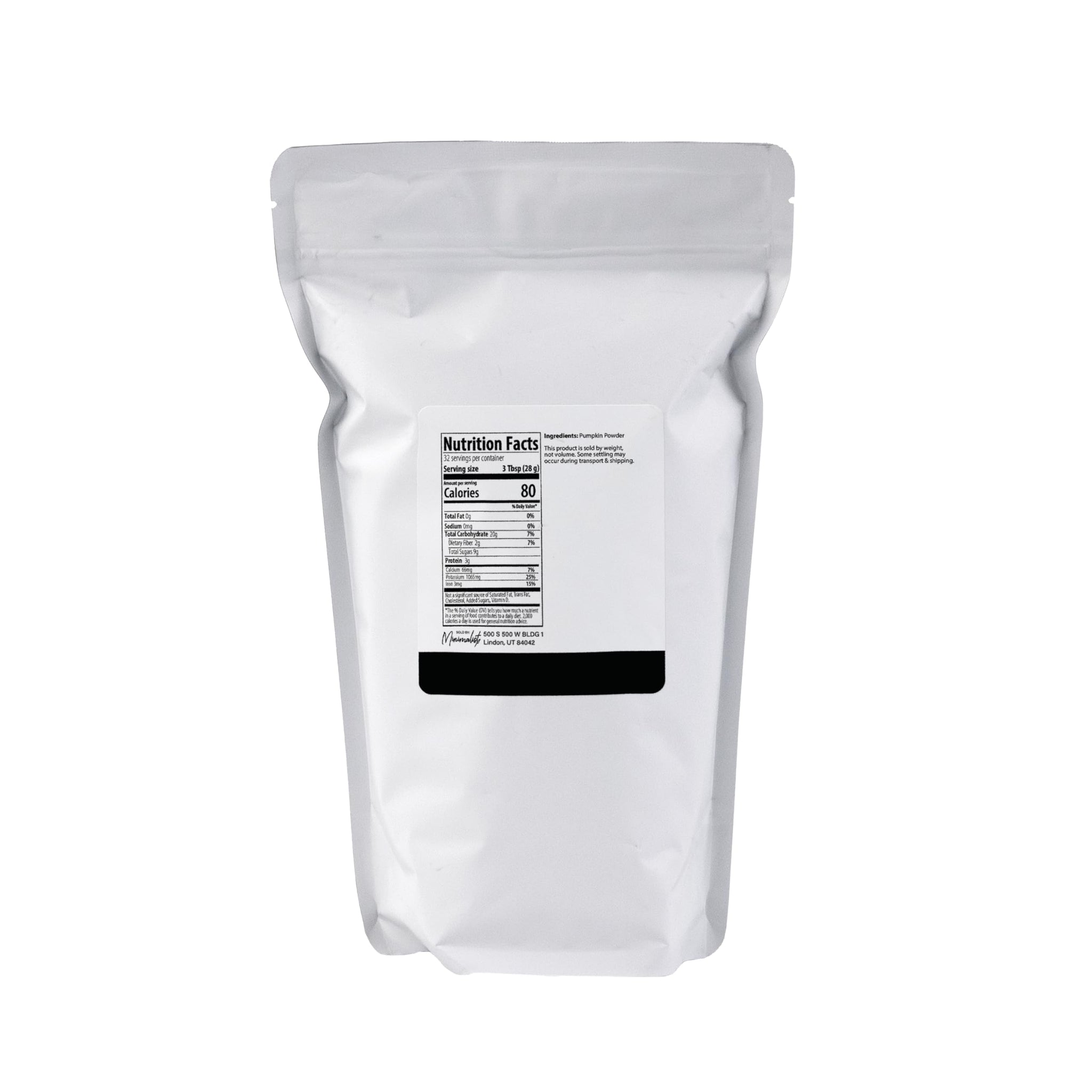 Minimalist Pumpkin Powder, Perfect for baking and smoothies (2 Pound)