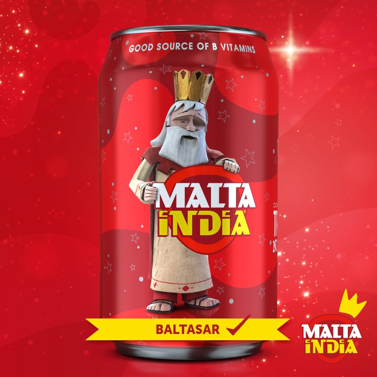 Malta India - Malt Beverage Non Alcoholic Original from Puerto Rico, 8 Ounce (Pack of 6) - Packaging may vary