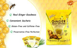 Prince of Peace Instant Ginger Honey Crystals with Lemon, 60 Sachets - Instant Hot or Cold Beverage - Easy to Brew - Drink Like a Tea - Caffeine