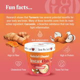 Gabriel & Daniel Instant Oatmeal with Turmeric, Almonds & Coconut - Non-GMO, Pure and Organic Gluten Free Oats - High Fiber & Protein for a Nourishing