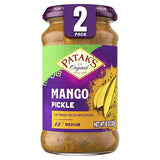 Patak’s Medium Mango Pickle - Authentic Indian Relish with Mango Chunks & Aromatic Spices - Perfect with Naan, Pappadum, Sandwiches & Salads - Vegan