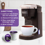 Maud's Organic Chai Tea Pods, 80 ct, Single Serve Tea Pods - 100% Gourmet Blended Tea Leaves, Compatible with Keurig K Cups Maker