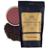 Harney & Sons Orange Pekoe Loose Leaf Black Tea - Ceylon & India Blend, Caffeinated, 16 oz Bag