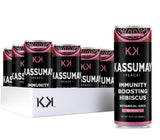 Kassumay Hibiscus Botanical Juice - Premium Plant-Based Wellness Beverage | Immune Support | Antioxidant-Rich | All-Natural | No Added Sugar| 12 Pack