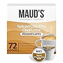 Maud's Chai Tea Latte Pods, 72 ct, Single Serve Tea Pods - 100% Gourmet Blended Tea Leaves, Compatible with Keurig K Cups Maker