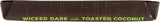 TAZA CHOCOLATES Organic Toasted Coconut & Wicked Dark Chocolate Bar, 2.5 OZ