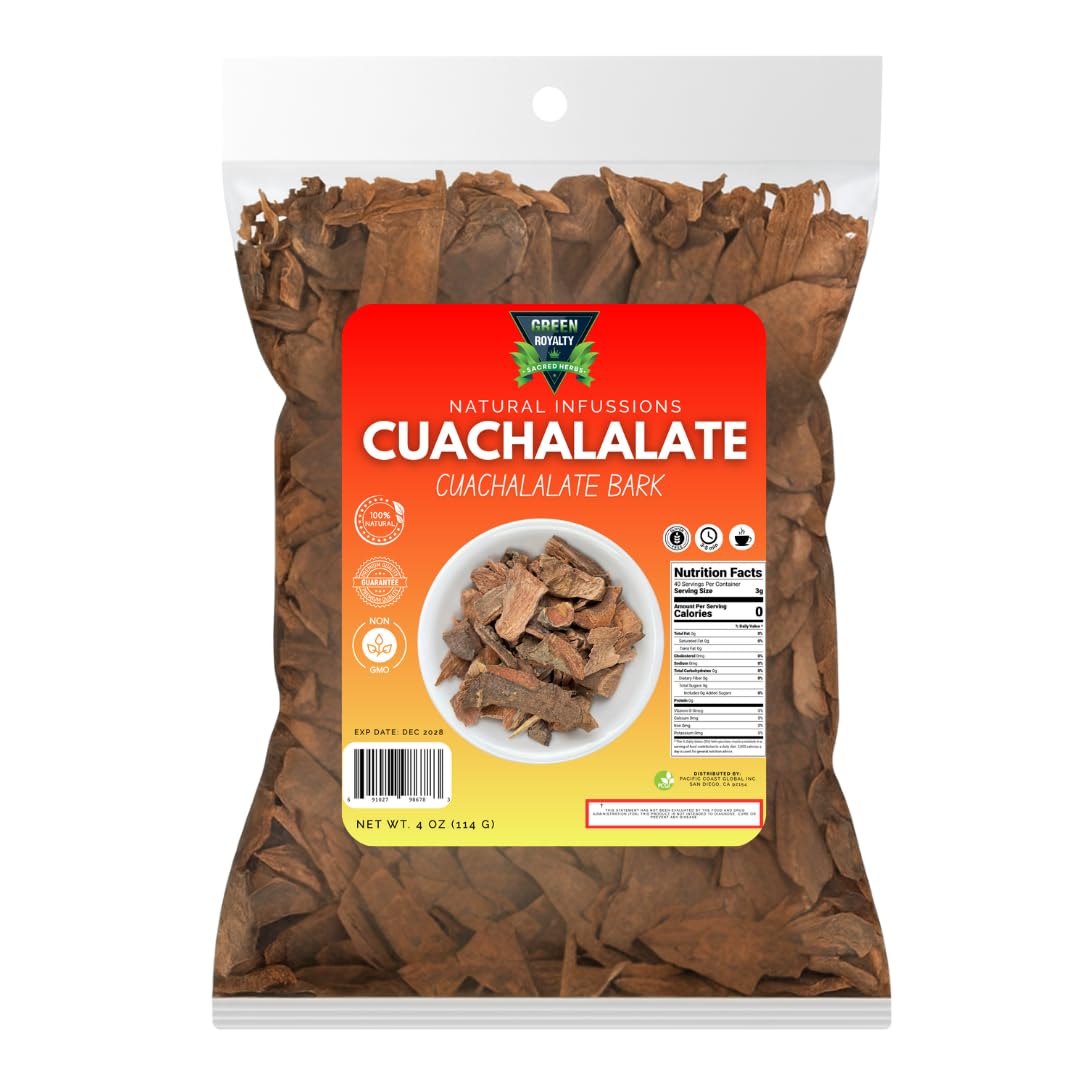 Cuachalalate Tea 4 oz-113g. Mexican Cuachalala, Wildcrafted (Juliana Adstringens) | 100% All Natural - NON Gmo | Authentic Mexican Herbal Tea