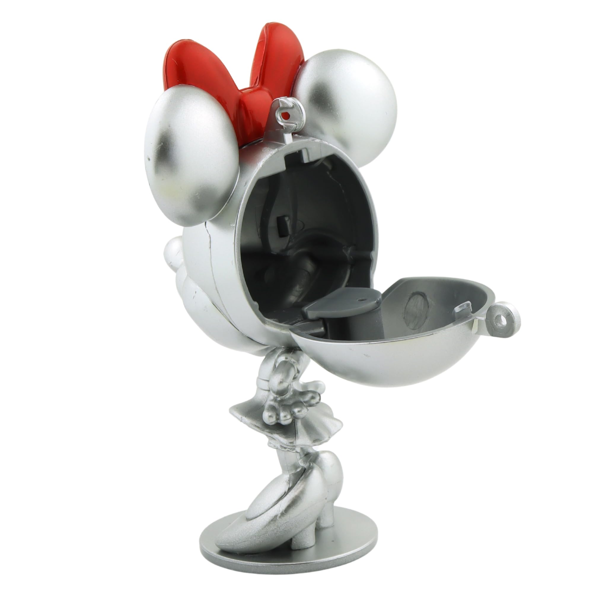 Disney 100 Collectors Mickey and Minnie Candy Holders with Hard Candies, 3 Inches