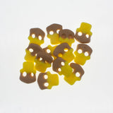 Swedish Style Sweet Banana & Toffee Skulls, 1 Pound in a Resealable Bag - Delicious Swedish Candy