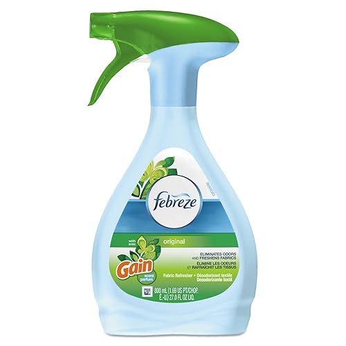 Febreze 47804CT Fabric Refresher & Odor Eliminator Gain Original 27 oz Spray Bottle 6/Carton