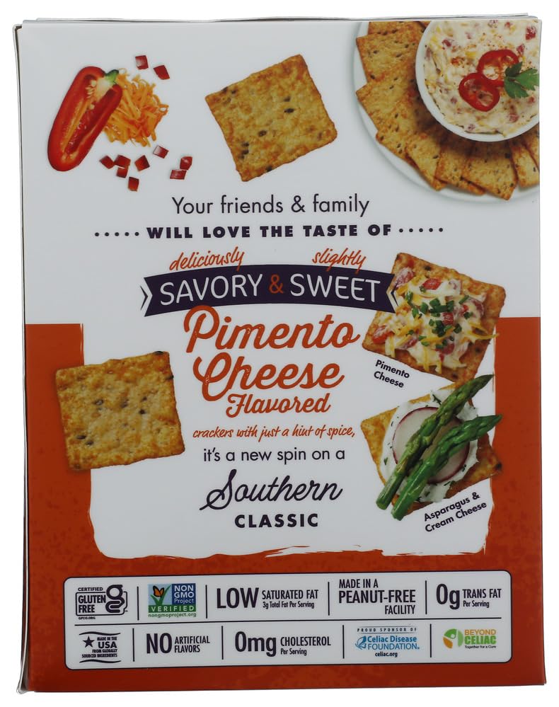 Crunchmaster Pimento Cheese Crackers, 3.54 OZ