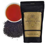 Harney & Sons Organic Assam Loose Leaf Black Tea - Rich Full Leaf Indian Tea, Caffeinated, 16 oz Bag