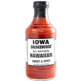 IOWA SMOKEHOUSE BBQ Sauce, 19 oz bottle (Sweet & Spicy Hawaiian)