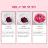SIJIYUNLI-Ink red rose 25g/0.88oz loose camellia grass tea flower tea