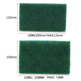 Woodworking Tools Scouring Pads Fiber Abrasive Green Nylon Emery Polishing Scouring Pad for Cleaning Polishing
