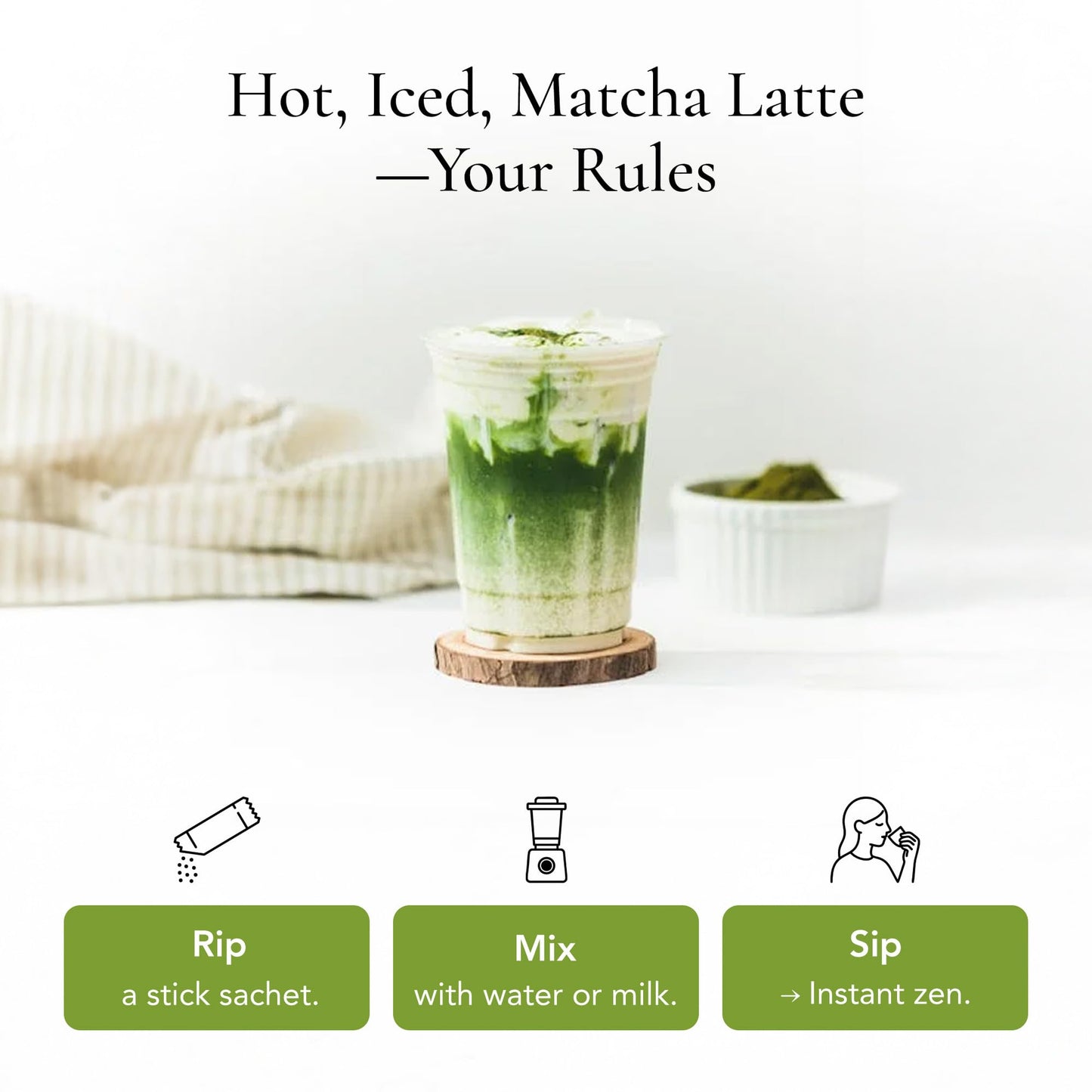 Art of Tea | Matcha Powder Tea | Matchasticks 12 Count
