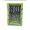 Warheads Sour Candy Canes, Black Cherry and Blue Raspberry, 2.64 Ounce 6ct (2)