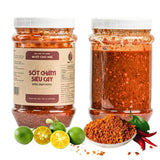 Muoi chu hai - Uncle Hai’s Premium Chili Garlic Sauce: Spicy Hot Sauce from Vietnam, Blend of Peppers & Garlic Salts - Made for Cooking, Delicious on