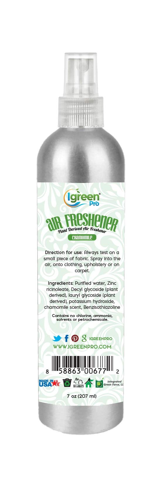 Air Freshener - Room and Fabric chamomile scent