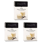 PROTIFIT - High Protein Vanilla Pudding & Shake Mix 3 Pack, 15g Protein, Low Calorie, Low Fat, Low Carb, Aspartame Free, Idea Protein Compatible, Meal