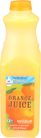 Kennesaw Organic Orange Juice, 32 FZ