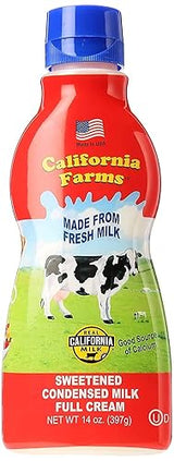 California Farms Sweetened Condensed Milk Full Cream, 14 Oz, Single