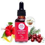 Bab Louie & Co. Cherry Bitters, Non Alcoholic Bitter for Cocktails Old Fashioned Mix (30ml/1 Fl. Oz) Bitters for Cocktails Whiskey Sour Mix, Mocktails