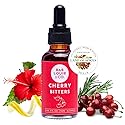 Bab Louie & Co. Cherry Bitters, Non Alcoholic Bitter for Cocktails Old Fashioned Mix (30ml/1 Fl. Oz) Bitters for Cocktails Whiskey Sour Mix, Mocktails