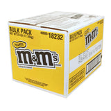M&M's Peanut Milk Chocolate Candy Bulk Bag, 25 Pound, Resealable - Party Size Snack Mix & Baking Supply