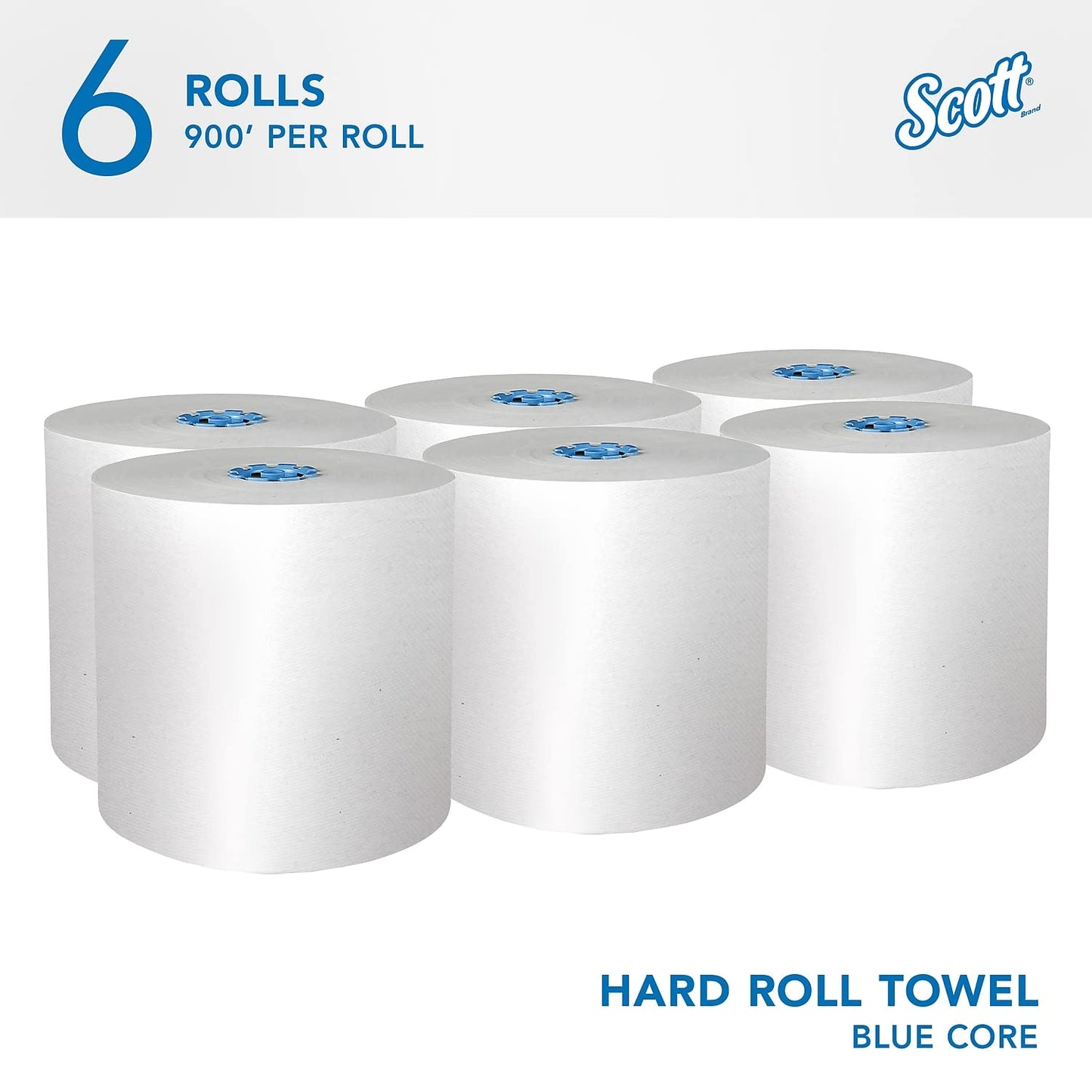 Scott 43959 Hard Roll Towels for MOD Dispenser 1.75-Inch Core 7 1/2-Inch x800ft Mocha 6 Rolls/Ct