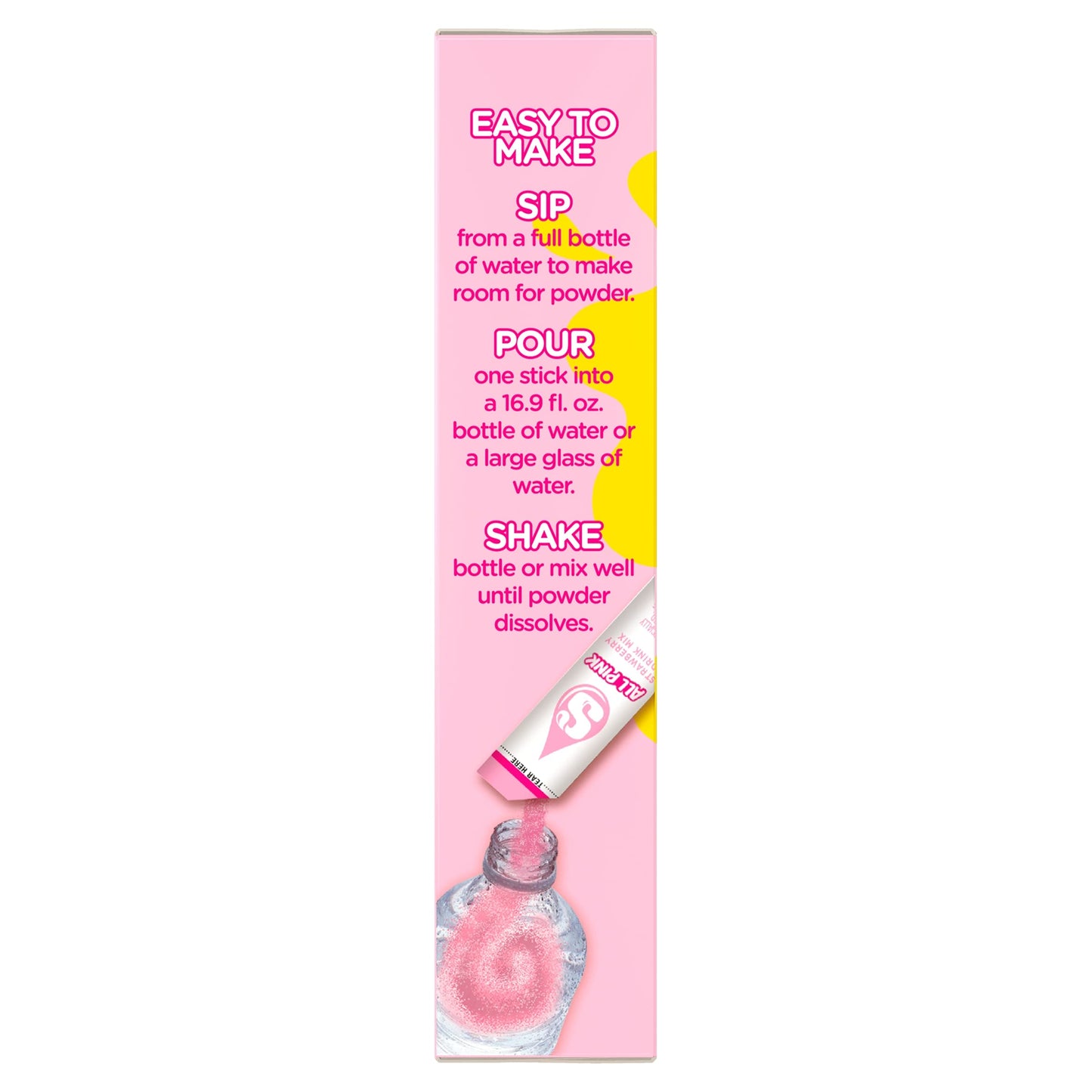 Starburst Singles To Go Zero Sugar Drink Mix, Strawberry, 6 CT Per Box (Pack of 1)