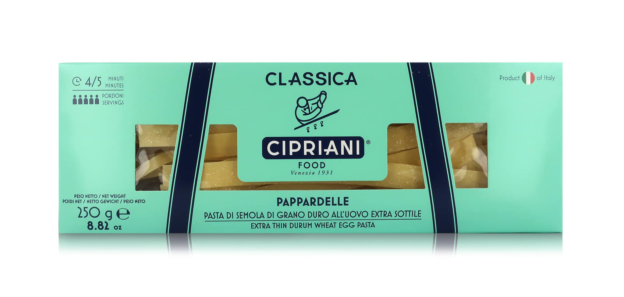 Cipriani Food Pappardelle Extra Thin Egg Pasta, 8.82 oz