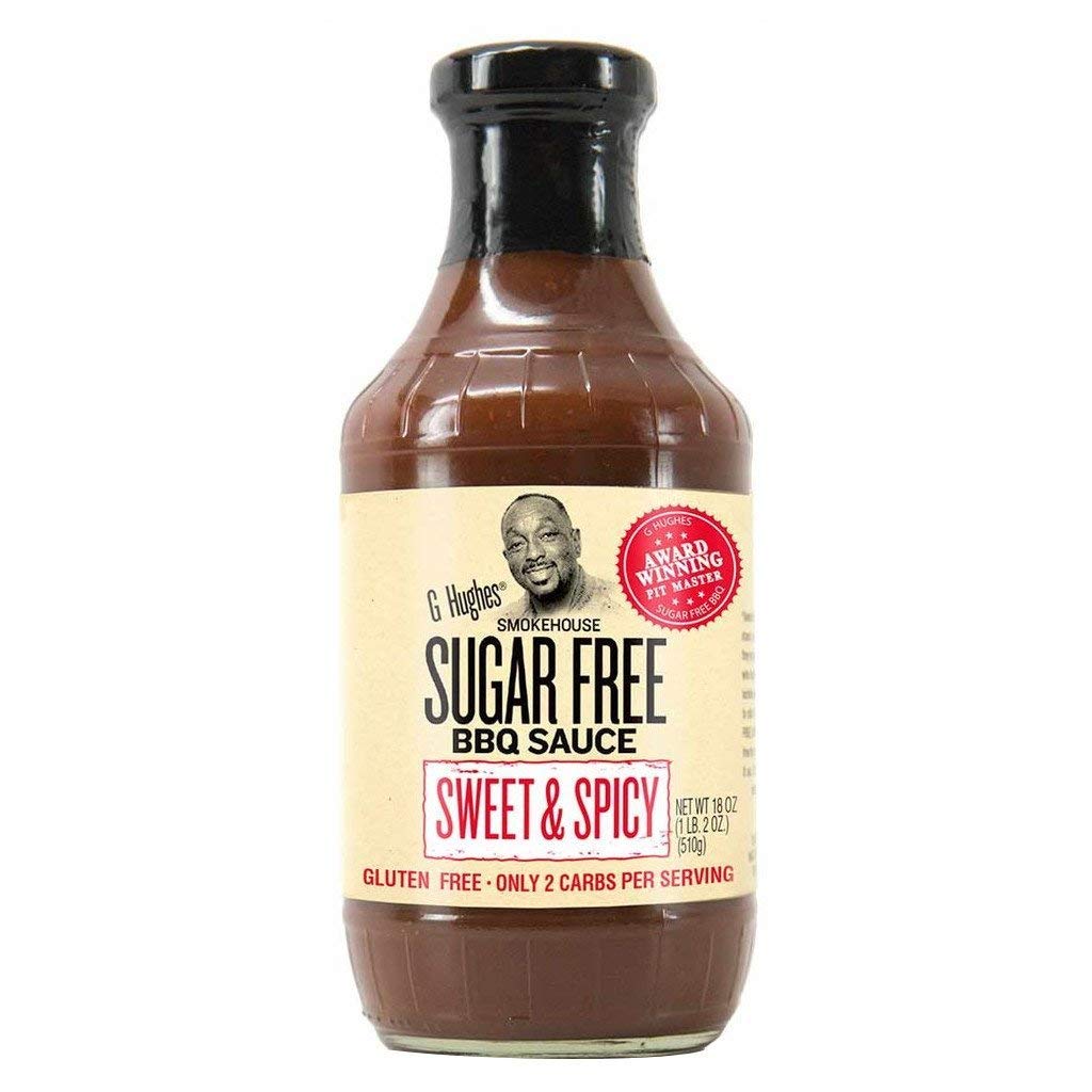 G Hughs Sweet and Spicy BBQ Sauce 18oz - 4 PACK