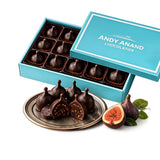 Andy Anand Vegan Belgian Dark Chocolate Figs 24 Pc Gift Box