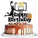 Basketball Happy 14th Birthday Cake Topper-Basketball Themed Birthday Party Cake Decoration-14 Years Birthday Party Supplies (14th)