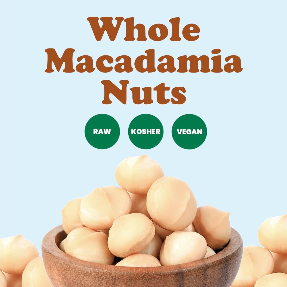 Food to Live Whole Macadamia Nuts, 4 Pounds - Raw, Unsalted, Unroasted, Keto Friendly, Kosher, Vegan, Bulk, Great as Snack and for Baking, Good Source