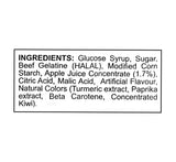 Gummy Rush Atomic Peaches Gummies - Soft Chewy Peach Candy 135g