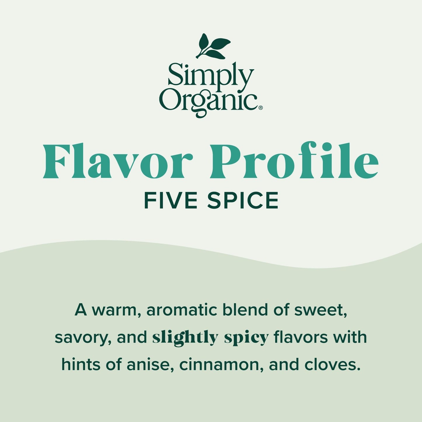 Simply Organic Five Spice Powder, 2.01 Ounce, Cinnamon, Fennel Seed, Cloves, Star Anise & White Pepper, Non GMO, Kosher