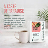 Couple's Coffee K-Cups | Gives Back to Military Families | Jamaican Me Crazy | Gourmet Flavored Coffee with Smooth Vanilla Caramel Flavors |