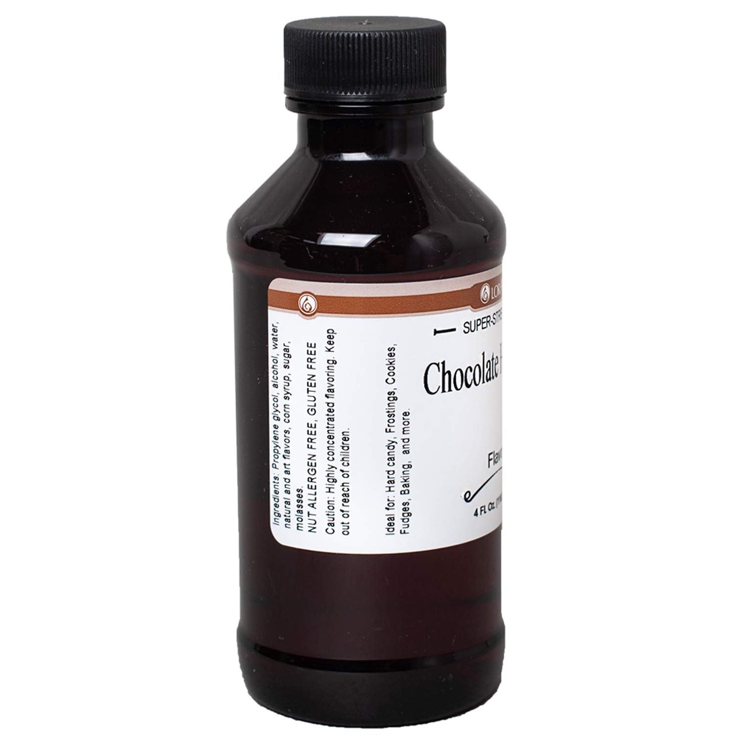 LorAnn Chocolate Hazelnut SS Flavor Flavor, 4 ounce Bottle