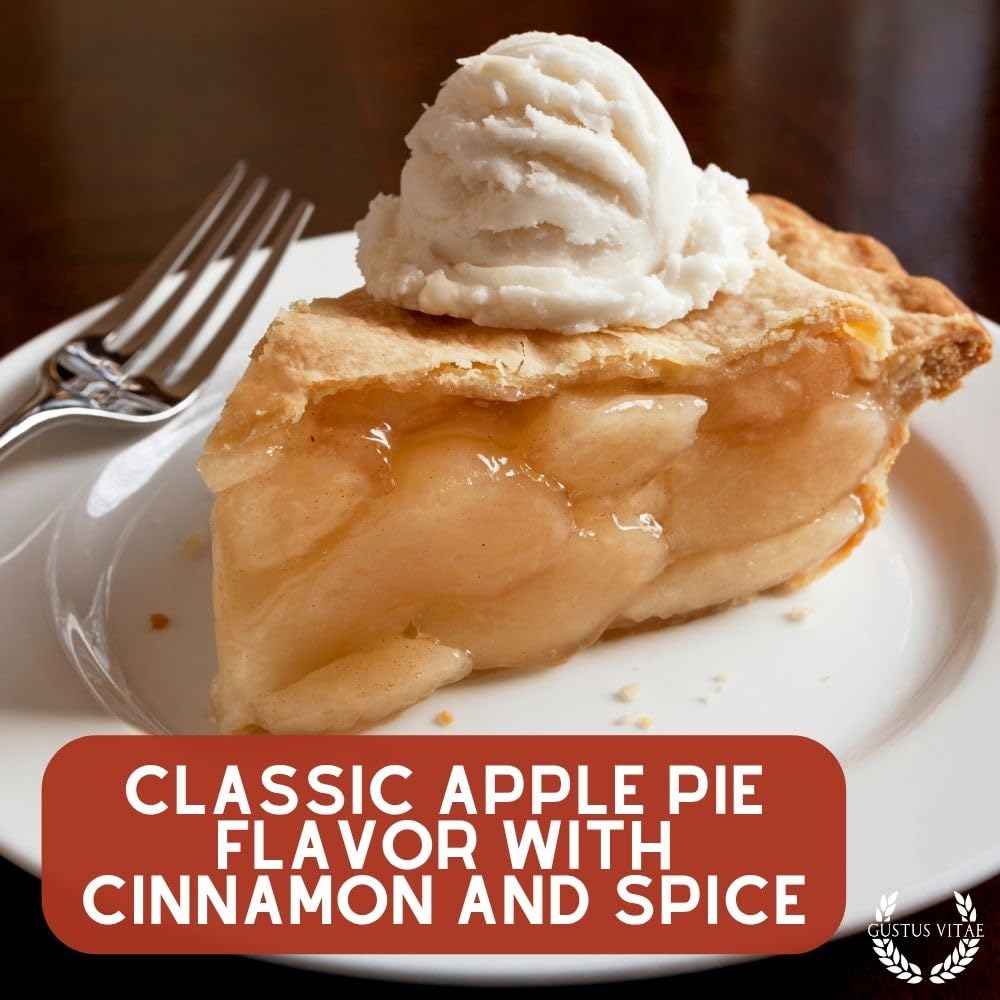 Apple Pie Cane Sugar | Artisanal Infused Sugar |1:1 Replacement For Cane Sugar | All Natural, Non GMO | Gourmet Sweetener | Hand Made, Small Batch | GLP-1 Friendly | Made in USA | Magnetic Tin | Gustus Vitae | #81