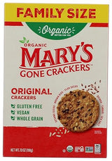Marys Gone Crackers Organic Original Family Size Crackers, 7 OZ