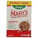 Marys Gone Crackers Organic Original Family Size Crackers, 7 OZ