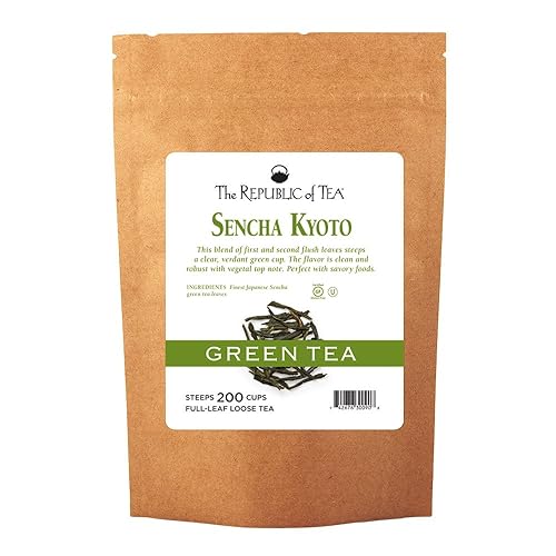 The Republic Of Tea Sencha Kyoto Full-Leaf Tea, 1 Pound / 250 Cups