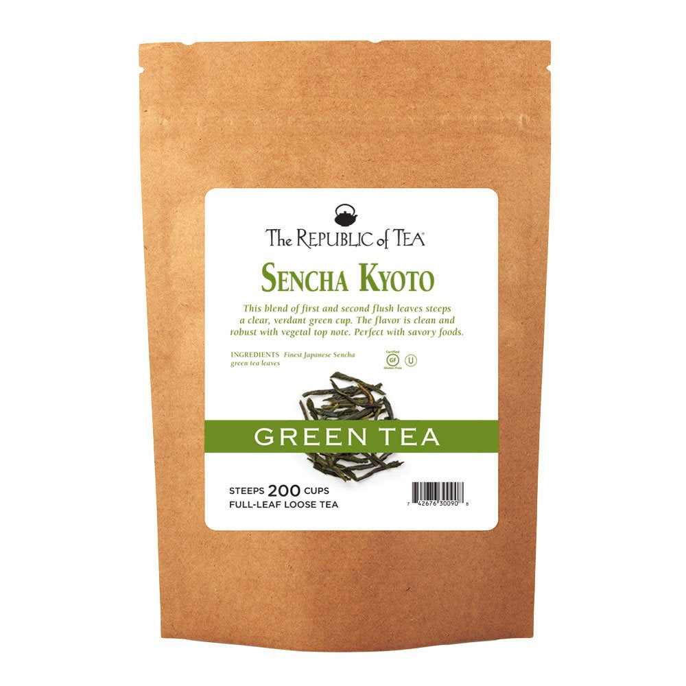 The Republic Of Tea Sencha Kyoto Full-Leaf Tea, 1 Pound / 250 Cups