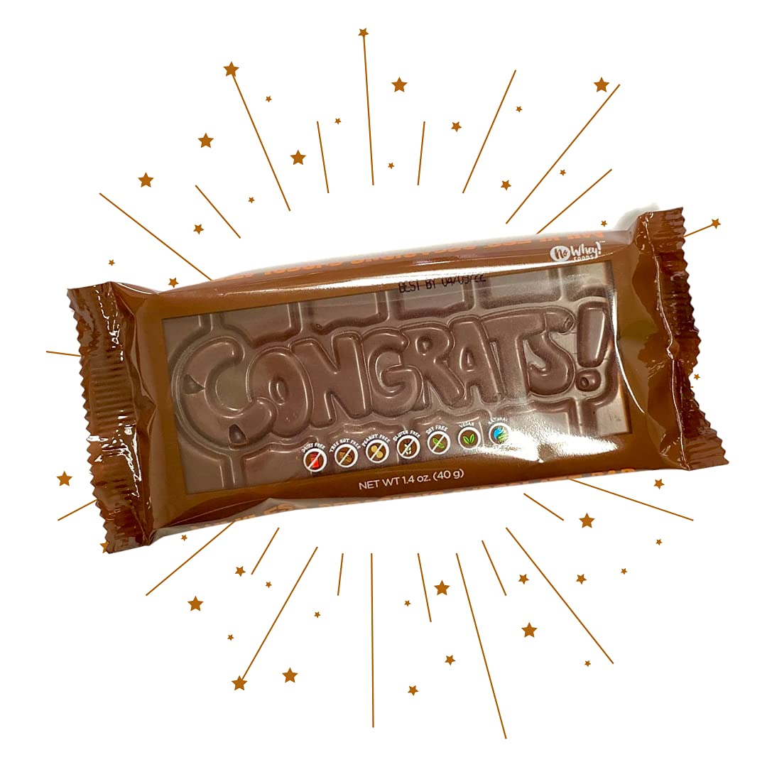 Congrats! 3D Bars, 2 PACK - Vegan, Dairy & Nut Free, Allergy Friendly
